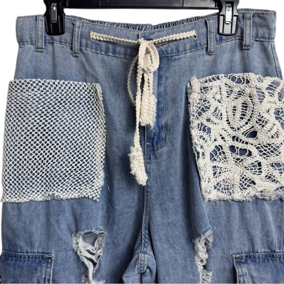 POL Distressed Patchwork Jeans Jogger
New S/M - Picture 4 of 7